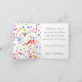 Wild Wacky Wundervolle Tante Geschenke Karte (Innenseite)