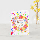 Wild Wacky Wundervolle Tante Geschenke Karte (Gelbe Blume)