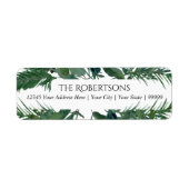 Wild-Waldleaf-Blätter Hochzeit | RÜCKSENDEADRESSE (Vorne)