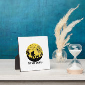 Wild Walker Bigfoot gehende Berner Halloween Hau Fotoplatte (InSitu)