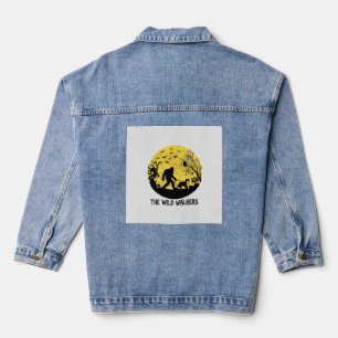 Wild Walker Bigfoot gehende Berner Halloween Hau Jeansjacke