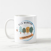 Wild Warrior Tree Hugger Kaffeetasse (Links)
