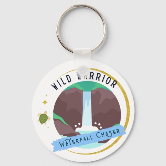 Wild Warrior Waterfall Chaser Schlüsselanhänger (Vorderseite)