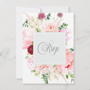 Wild Watercolor-Garten RSVP  
