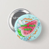 Wild Watermelon Button (Vorne & Hinten)