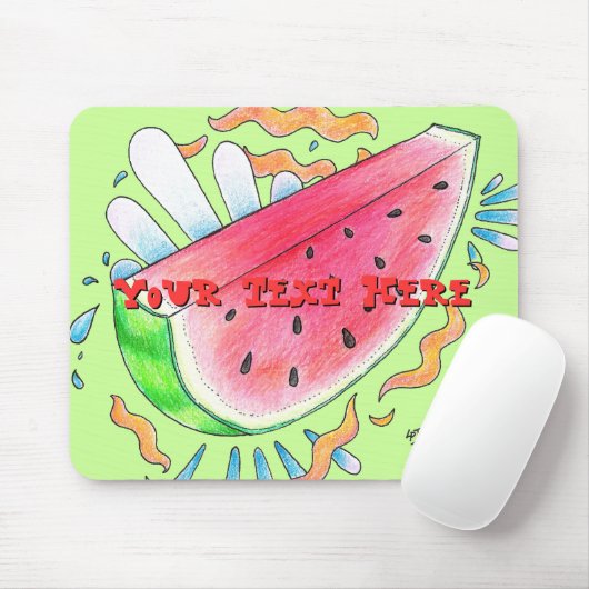 Wild Watermelon Mousepad (Mit Mouse)