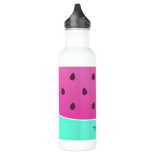 Wild Watermelon Slice | PERSONALISIERT Edelstahlflasche (Links)
