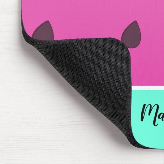 Wild Watermelon Slice | Personalisiert Mousepad (Ecke)