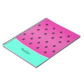Wild Watermelon Slice | PERSONALISIERT Notizblock (Linke Seite)