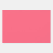 Wild Watermelon Solid Color Geschenkpapier Set (Vorderseite 3)