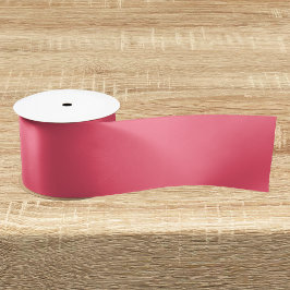 Wild Watermelon Solid Color Satinband
