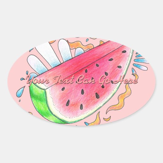 Wild Watermelon Stickers (Vorderseite)