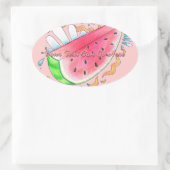 Wild Watermelon Stickers (Tasche)