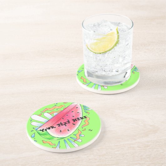 Wild Watermelon Untersetzer (Seite)