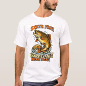 Wild Waters Pennsylvania Bachforelle T-Shirt (Vorderseite)
