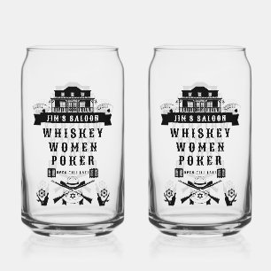 Wild West Americana Poker Dosenglas