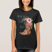 Wild West Art Girl T-Shirt (Vorderseite)