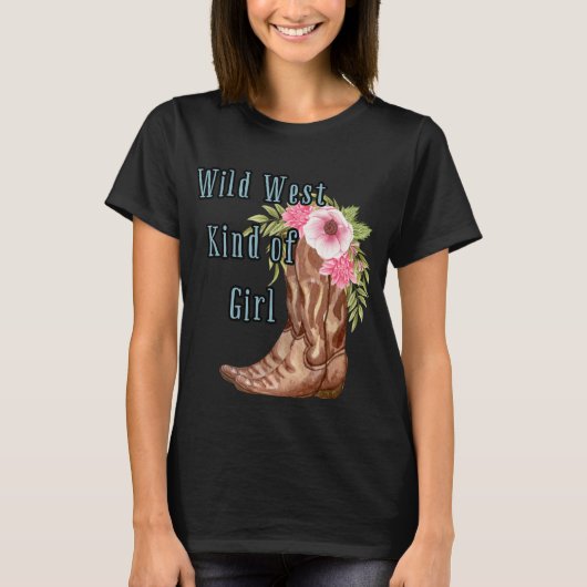 Wild West Art Girl T-Shirt (Vorderseite)