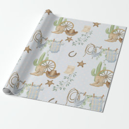 Wild West Baby Cowboy Geschenkpapier