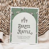 Wild West Baby Duwer Windel Raffle Sign