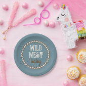 Wild West Baby Paper Plate Pappteller (Party)