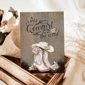 Wild West Baby Shower Cowgirl Boots Einladung