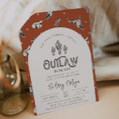 Wild West Baby Shower Einladungen | Cowboy Baby