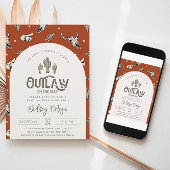 Wild West Baby Shower Einladungen | Cowboy Baby