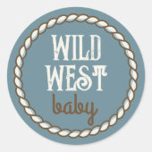 Wild West Baby Sticker (Vorderseite)