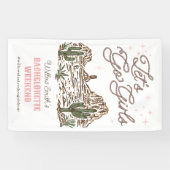 Wild West Bachelorette Let's Go Girls Vinyl Banner (Horizontal)