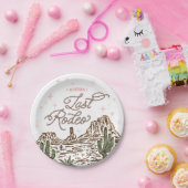 Wild West Bachelorette Letzte Rodeo Tour Pappteller (Party)