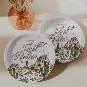 Wild West Bachelorette Letzte Rodeo Tour Pappteller