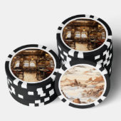 Wild-West-Bar-Saloon Pokerchips (Stapel)