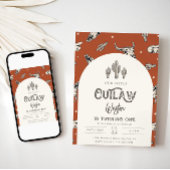 Wild West Birthday Einladung | Cowboy - Einladung