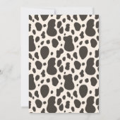 Wild West Birthday Einladung | Cowboy - Einladung (Rückseite)