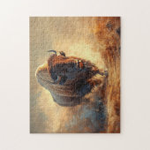 Wild West Bison Puzzle (Vertikal)