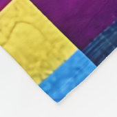 Wild West Bison quilt like Design Fleecedecke (Ecke)