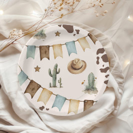 Wild West Boy First Rodeo Party Pappteller