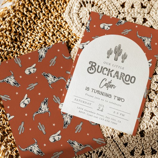 Wild West Buckaroo Einladung