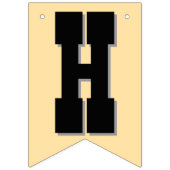 Wild West Buckin' Birthday Wimpelkette (Zweite Fahne)