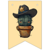 Wild West Buckin' Birthday Wimpelkette (Erste Fahne)