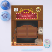 Wild West Corporate Funktion hinzufügen Foto und L Flyer (Einzeln)