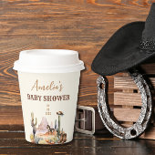 Wild West Cowboy Baby Shower Pappbecher