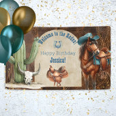 Wild West Cowboy Banner