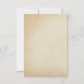 Wild West Cowboy Birthday Party Dankeskarte (Rückseite)