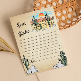 Wild West Cowboy Birthday Party Dankeskarte