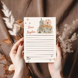 Wild West Cowboy Birthday Party Dankeskarte