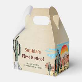 Wild West Cowboy Birthday Party Geschenkschachtel