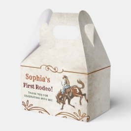Wild West Cowboy Birthday Party Geschenkschachtel