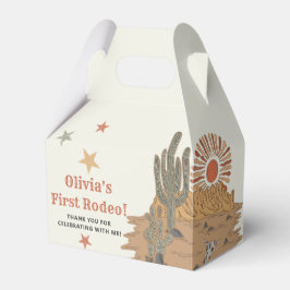 Wild West Cowboy Birthday Party Geschenkschachtel